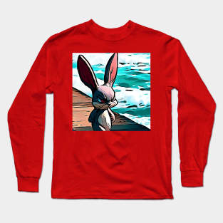 Angry Bunny Walk Long Sleeve T-Shirt